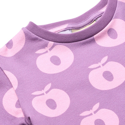 [Smafolk] Jubilee Nightwear Set With Apple - Purple iris