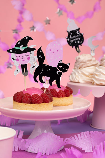 [PartyDeco]Cupcake toppers Halloween, 14 cm, mix