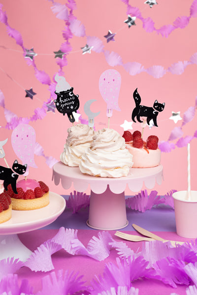 [PartyDeco]Cupcake toppers Halloween, 14 cm, mix