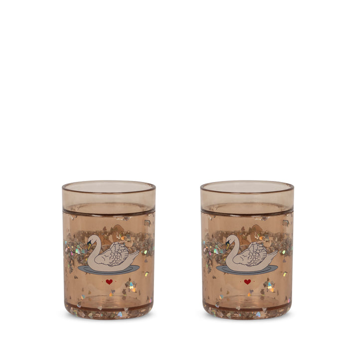 [konges slojd] 2pack glitter cups - Swan