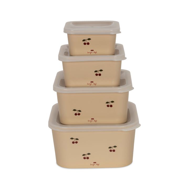 [Konges slojd] Food Container Set - Cherry