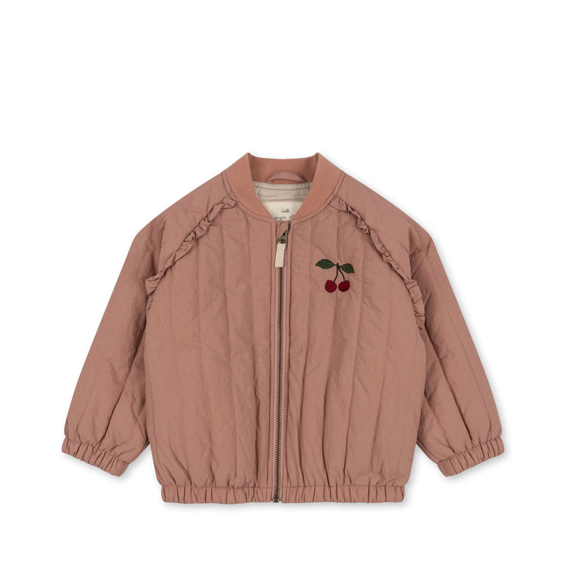 [Konges slojd] Juno Frill Bomber Jacket -Cameo Brown