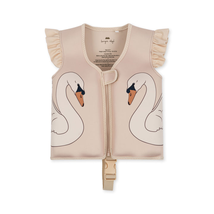 [Konges slojd] Neoprene Float Frill Vest - Swan