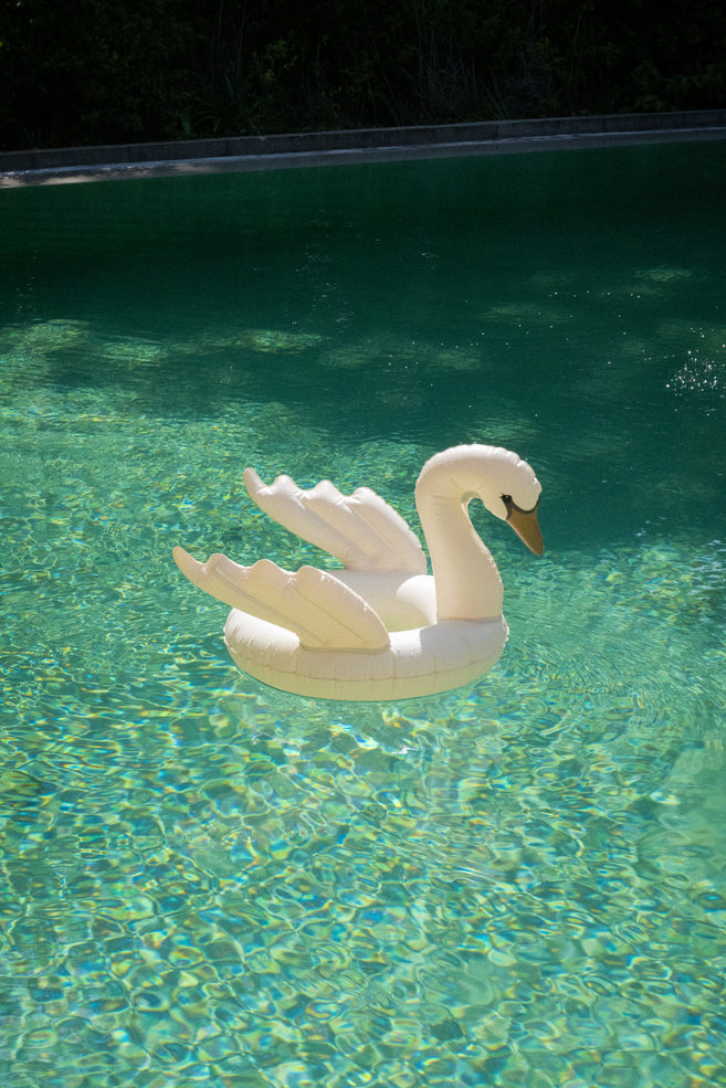 [Konges slojd] Swim Ring Swan - Cream Off White