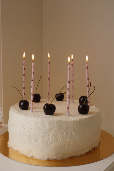 [Konges slojd] Birthday Candles Print - Cherry