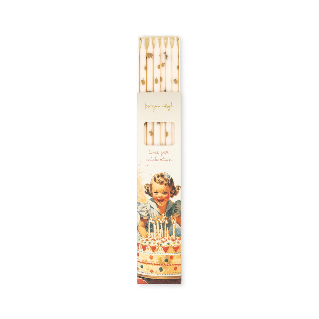 [Konges slojd] Birthday Candles Print - Lemon