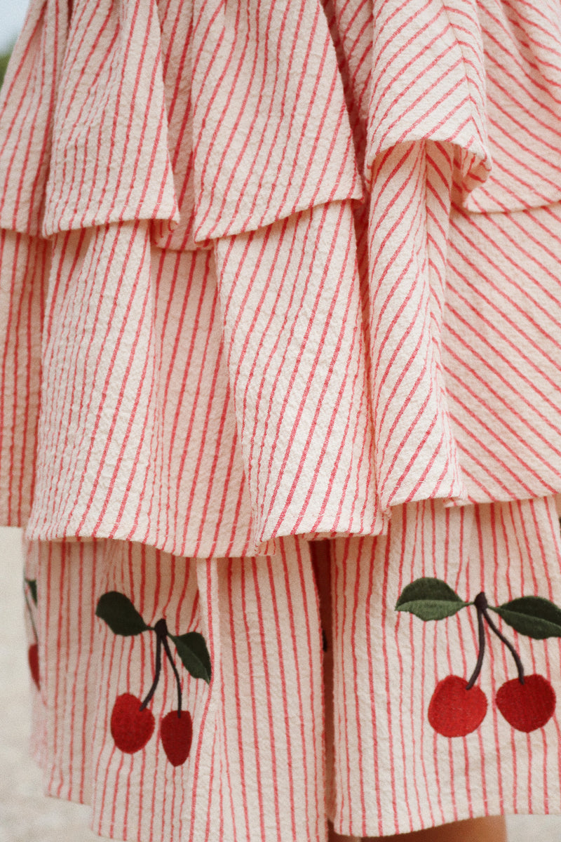 [Konges slojd] Ellie Dress GOTS - Amour Stripe