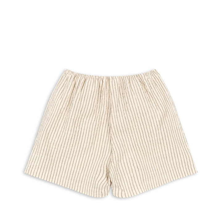 [Konges slojd] Ellie Frill Shorts GOTS - Tea Stripe