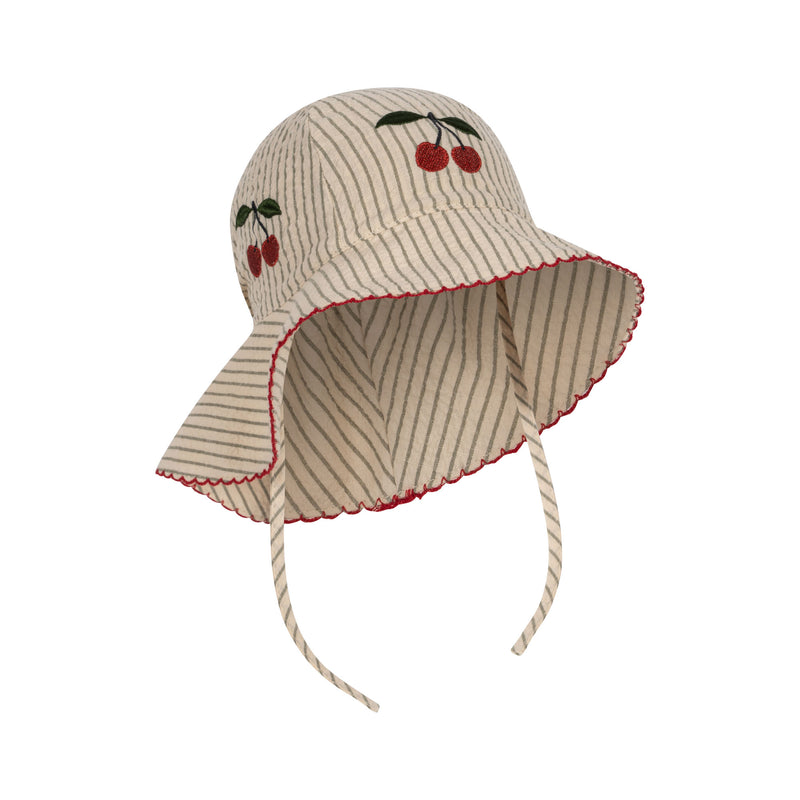 [Konges slojd] Ellie Sun Hat - Tea Stripe