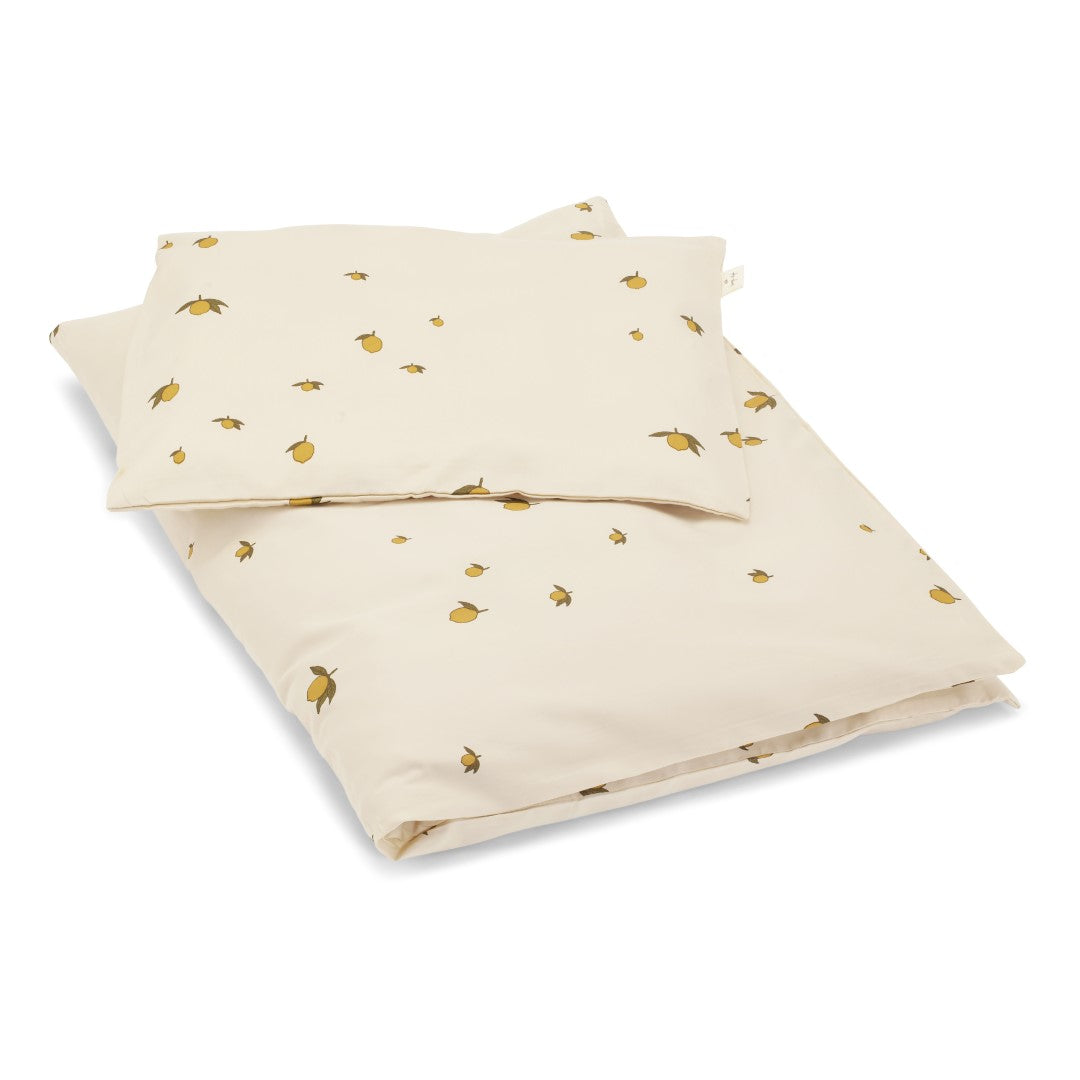 [Konges slojd] Single Bed Bedding GOTS -  Lemon 140X200