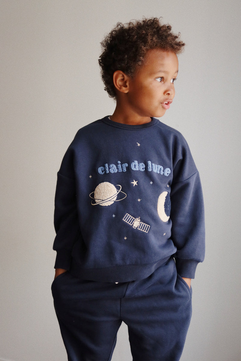 [Konges slojd] Lou Sweatshirt GOTS - Total Eclipse