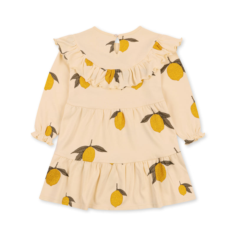 [Konges slojd] Malli Glitter Dress Gots - Mon Grand Lemon Glitter