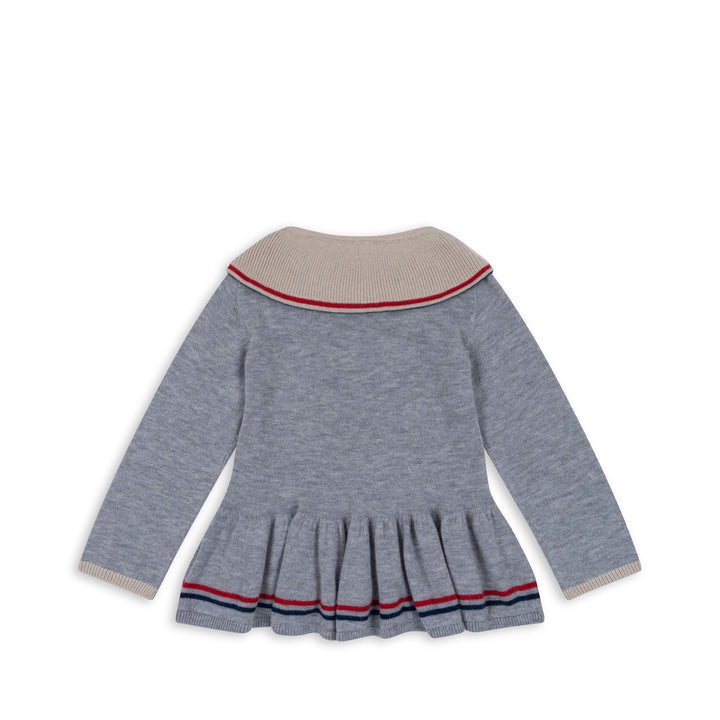 [Konges slojd] Maxime Knit Collar Blouse - Heart Stripe