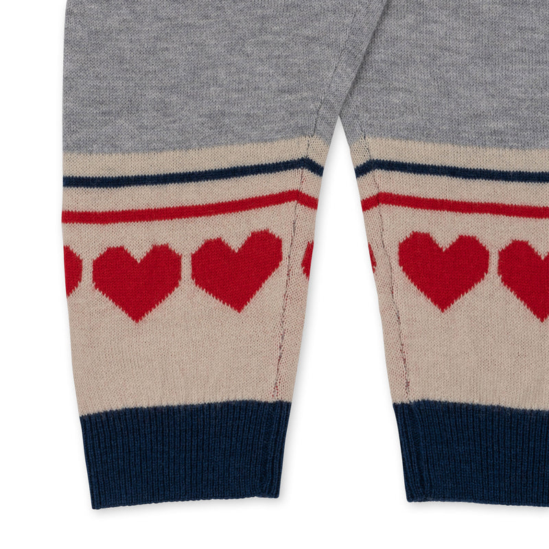 [Konges slojd] Maxime Knit Pants - Heart Stripe