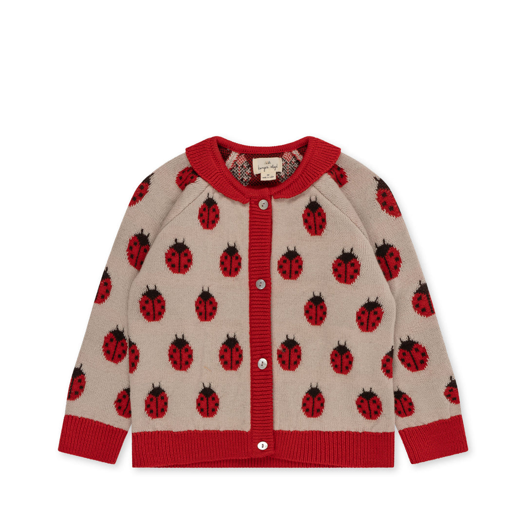 [Konges slojd] belou cardigan - ladybug