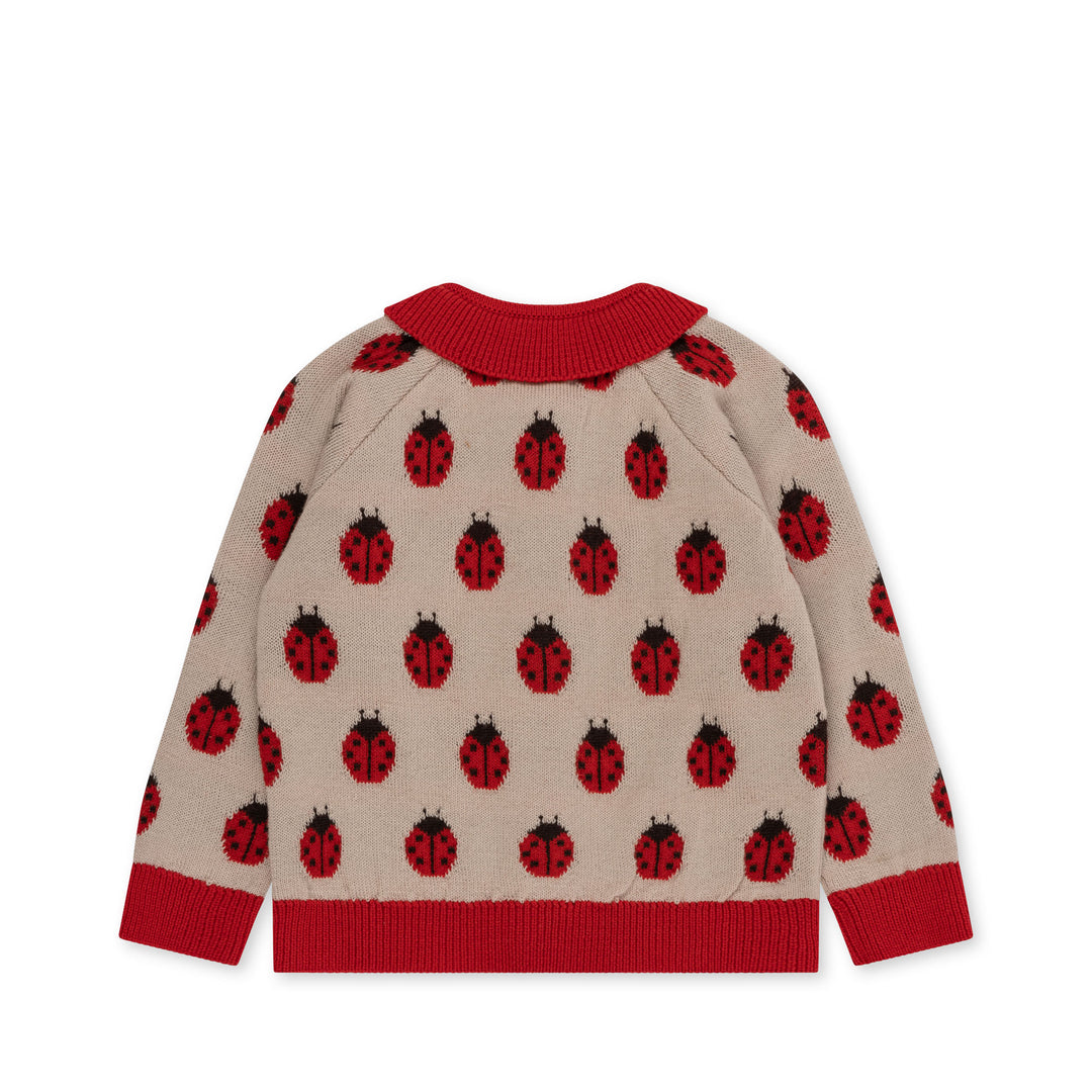 [Konges slojd] belou cardigan - ladybug