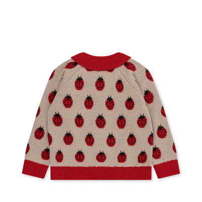 [Konges slojd] belou cardigan - ladybug