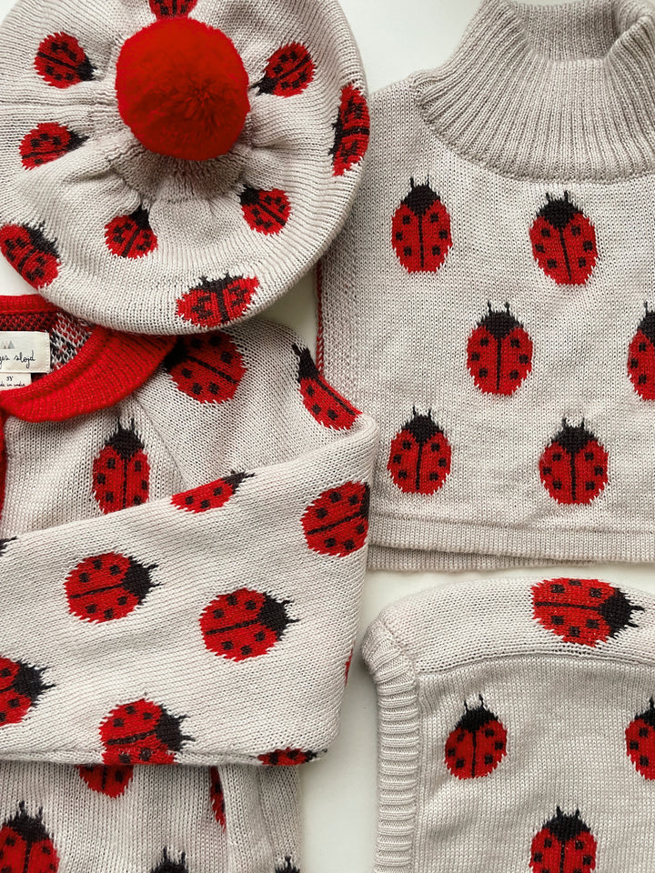 [Konges slojd] belou cardigan - ladybug