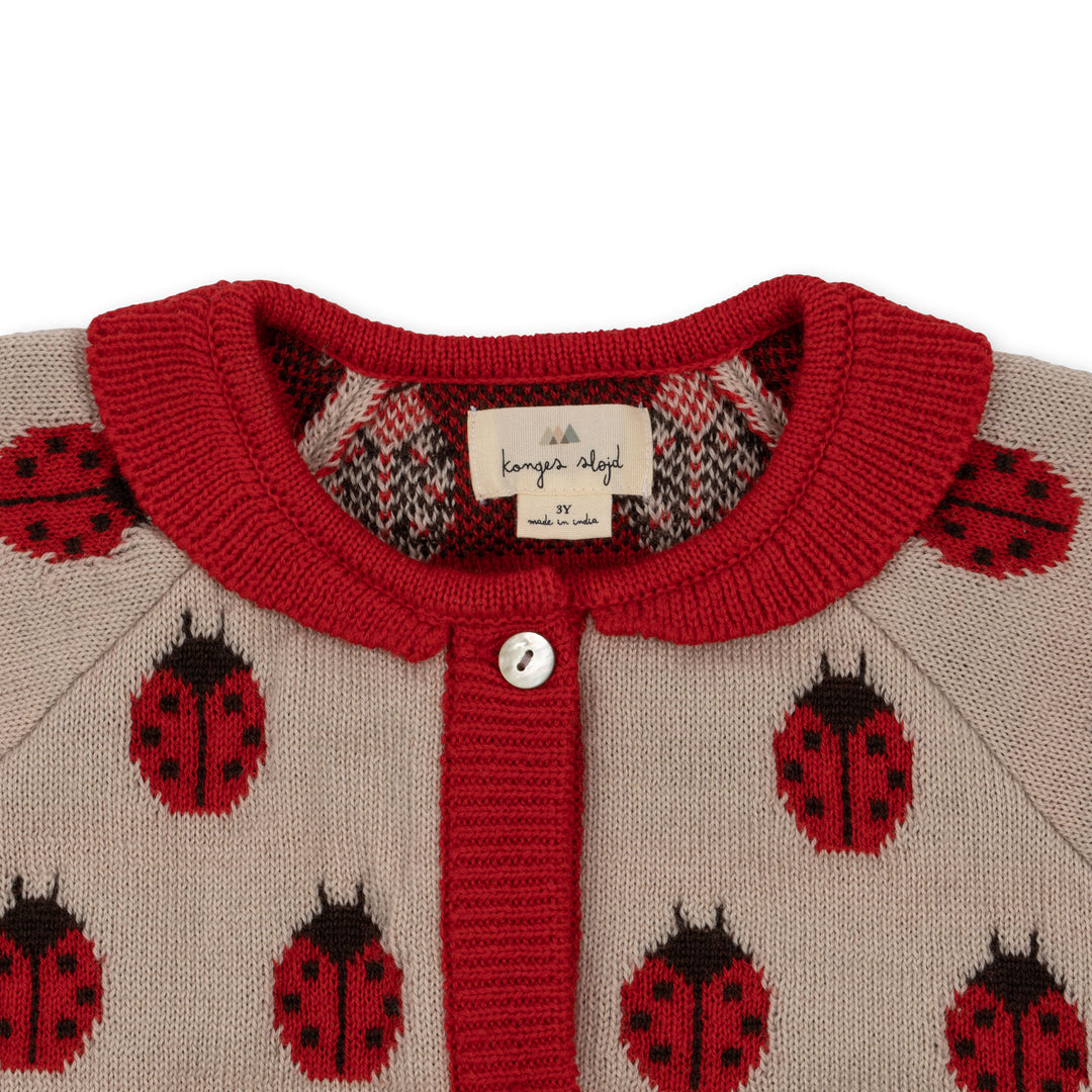 [Konges slojd] belou cardigan - ladybug