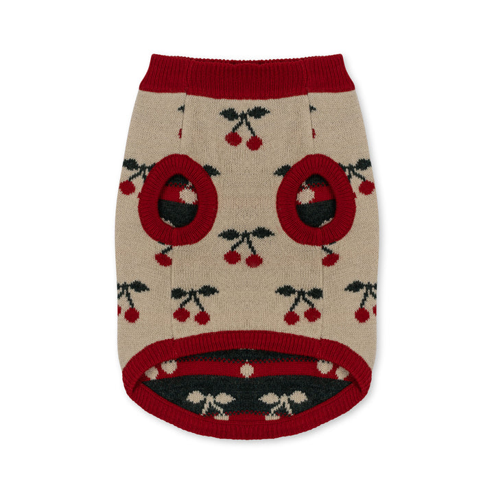 [Konges slojd] Cherry Knit Dog Vest