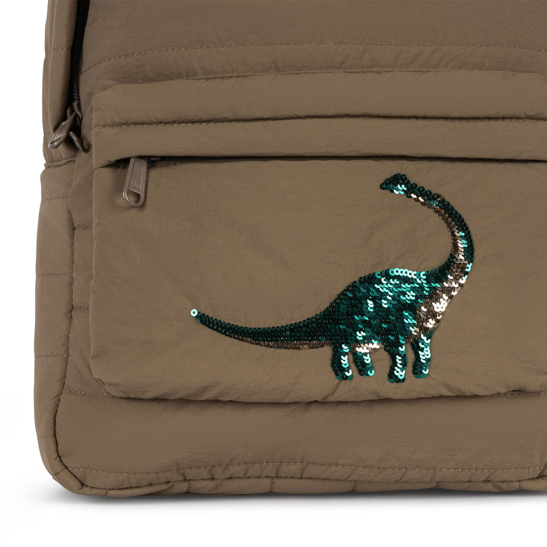 [Konges slojd] Juno Quilted Sequin Backpack Midi - Dino