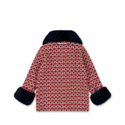 [Konges slojd] Nela Coat - Red Dahlia Check