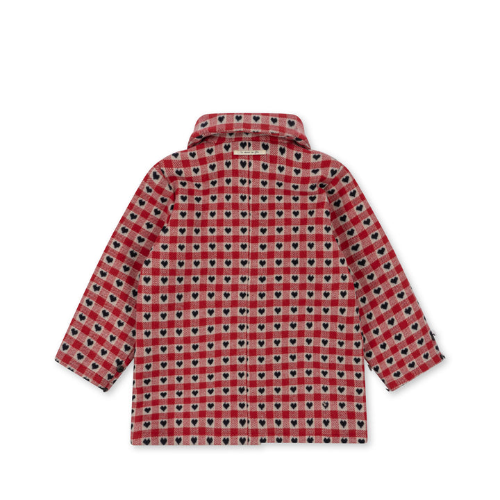 [Konges slojd] Nela Coat - Red Dahlia Check