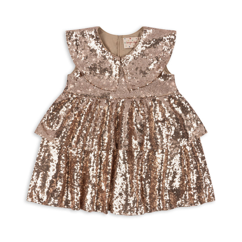 [Konges slojd] Starla Sequin Dress - Gold Blush