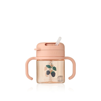 [Liewood]Kai Tritan Straw Cup 280ml-Berry / Pale Tuscany