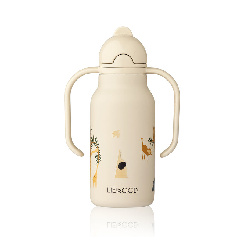 [Liewood] Kimmie Steel Water Bottle 250ml - All together / Sandy