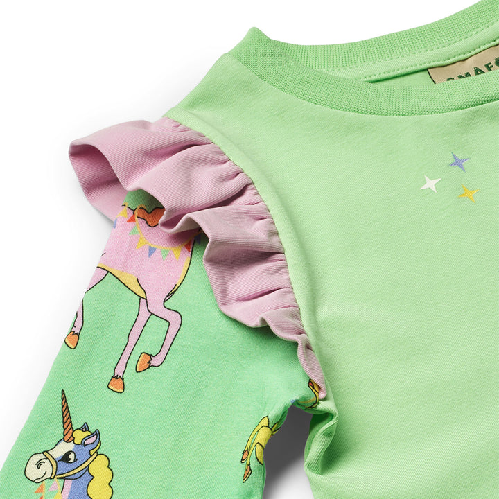 [Smafolk] Unicorn Dress - Minty Green Tea