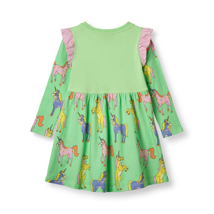 [Smafolk] Unicorn Dress - Minty Green Tea