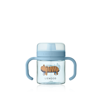 [Liewood] Kylo Tritan Sippy Cup 280ml - Fun / Beach blue