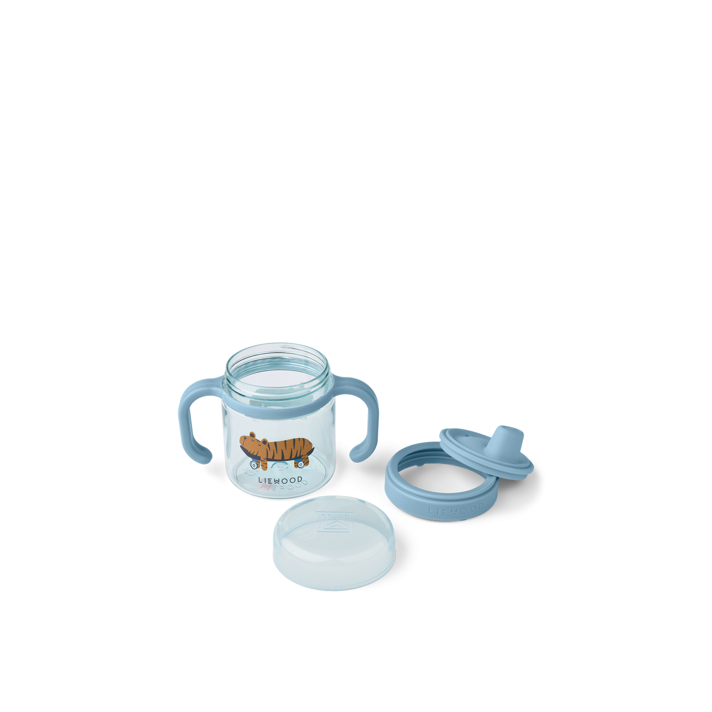 [Liewood] Kylo Tritan Sippy Cup 280ml - Fun / Beach blue