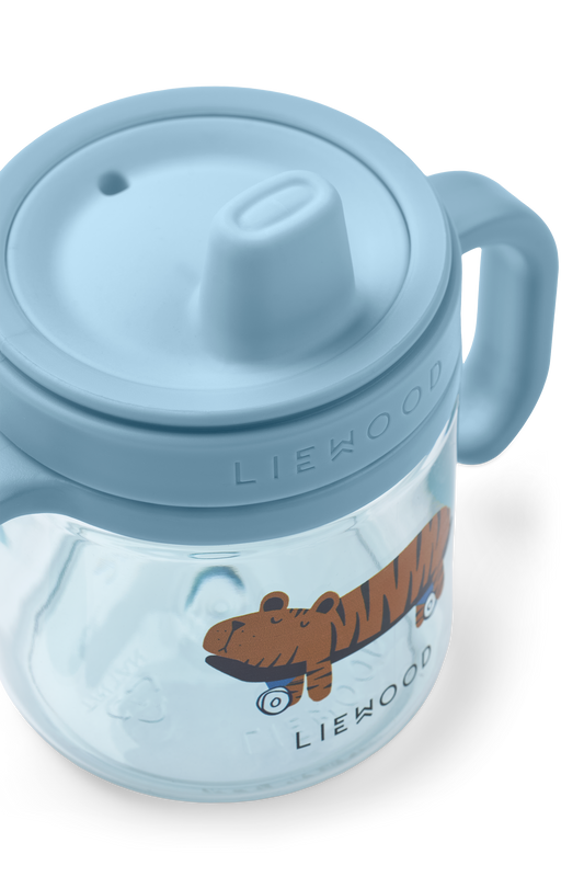[Liewood] Kylo Tritan Sippy Cup 280ml - Fun / Beach blue