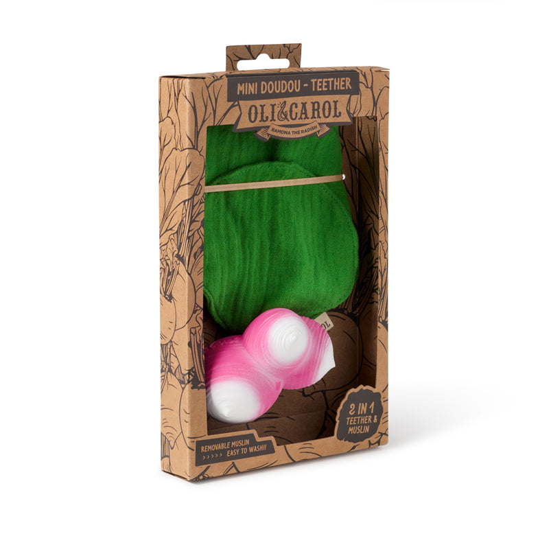 [Oli&Carol] Ramona the Radish Mini Doudou Teether