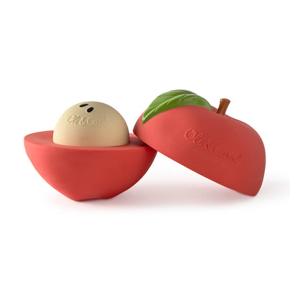 [Oli&Carol]Apple Stackable Toy & Rattle Ball