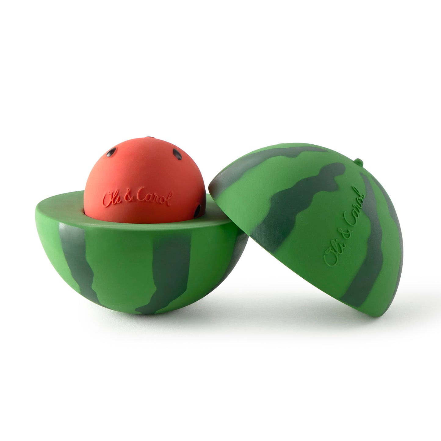 [Oli&Carol]Watermelon Stackable Toy & Rattle Ball