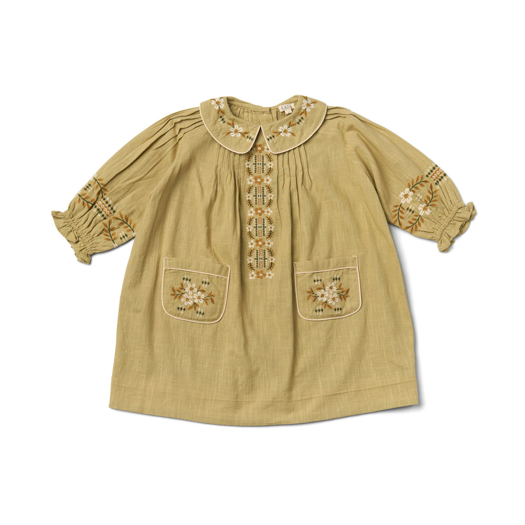 [Lali Kids] Marie Dress - Feded Moss