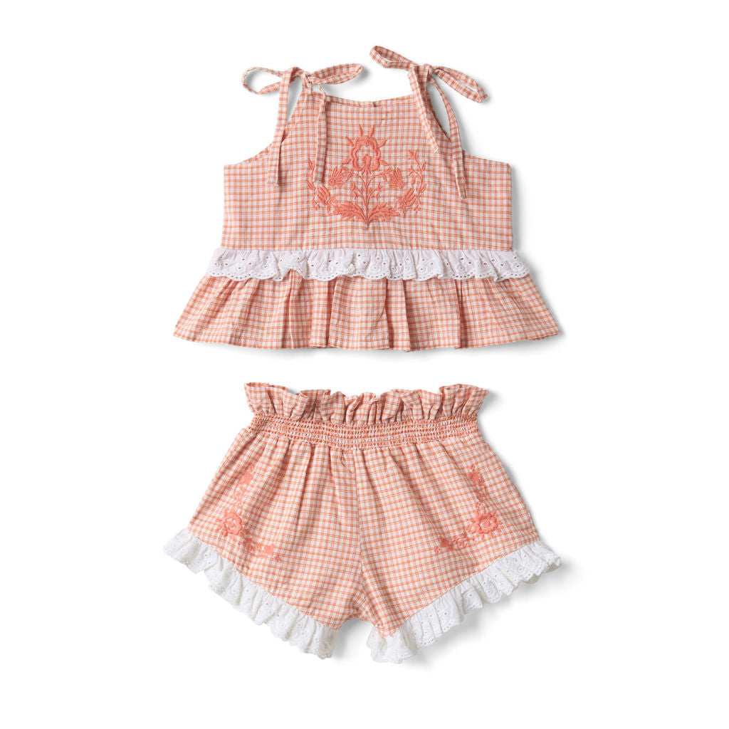 [Lali Kids] Summer Blossom - Cantaloupe Chex