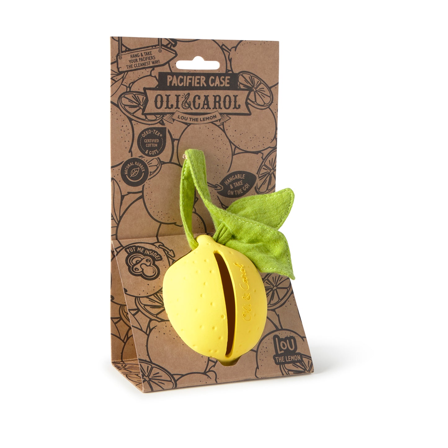 [Oli&Carol]Pacifier Case Lemon