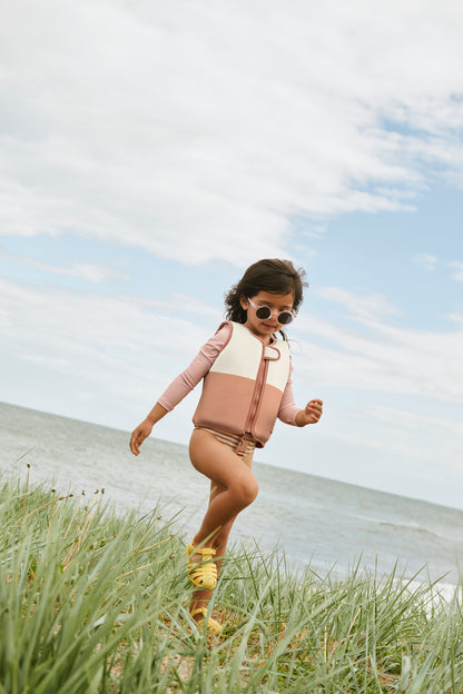 [Liewood] Dove Swim Vest With Sleeves- Tuscany Rose Multi Mix