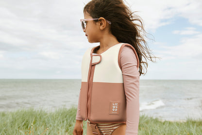 [Liewood] Dove Swim Vest With Sleeves- Tuscany Rose Multi Mix
