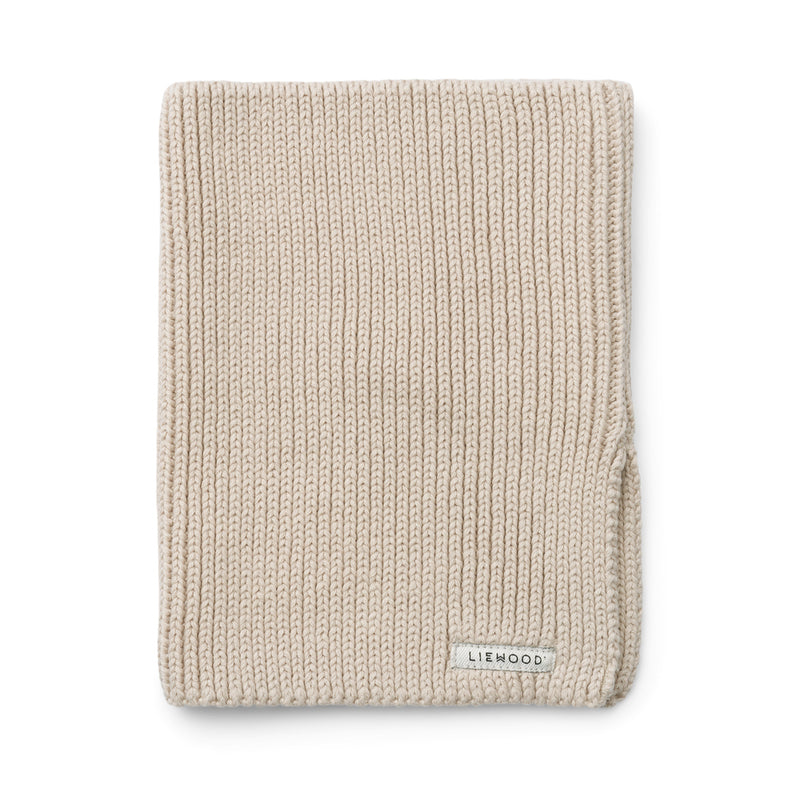 [Liewood][Onesize]  Mathias Cotton Neck Warmer - Sandy