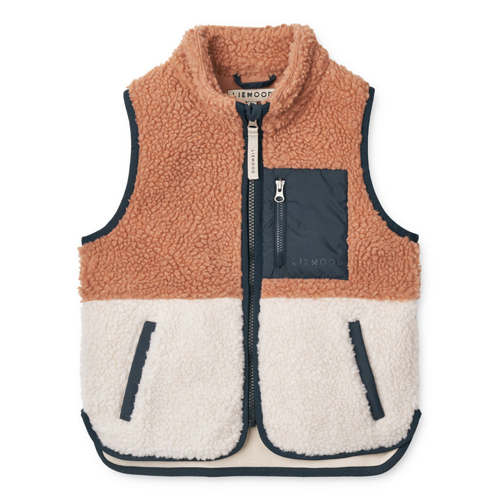 [Liewood] Vada Pile Vest - Tuscany rose mix