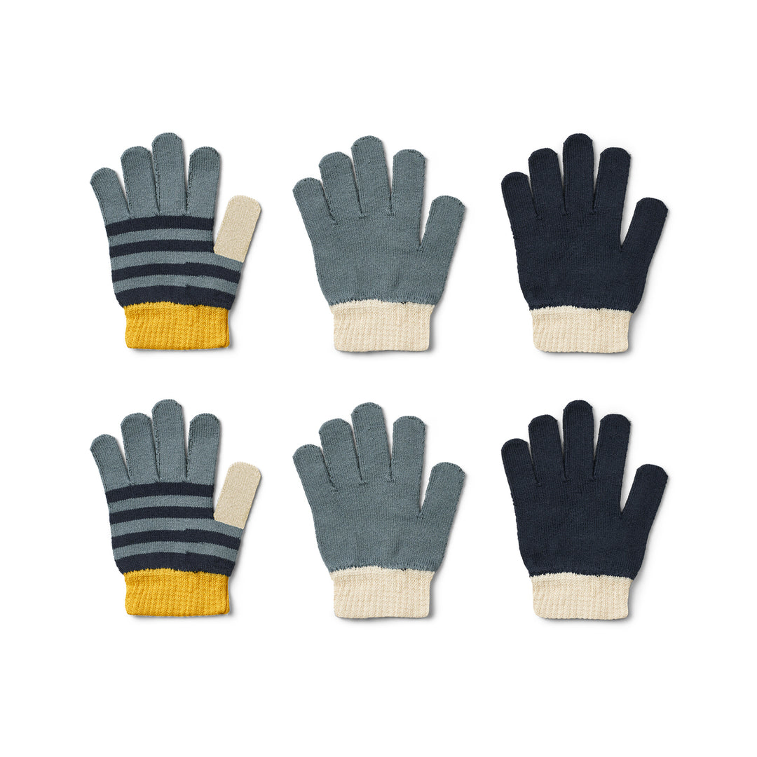 [Liewood] Gamma Cotton Finger Gloves 3pack