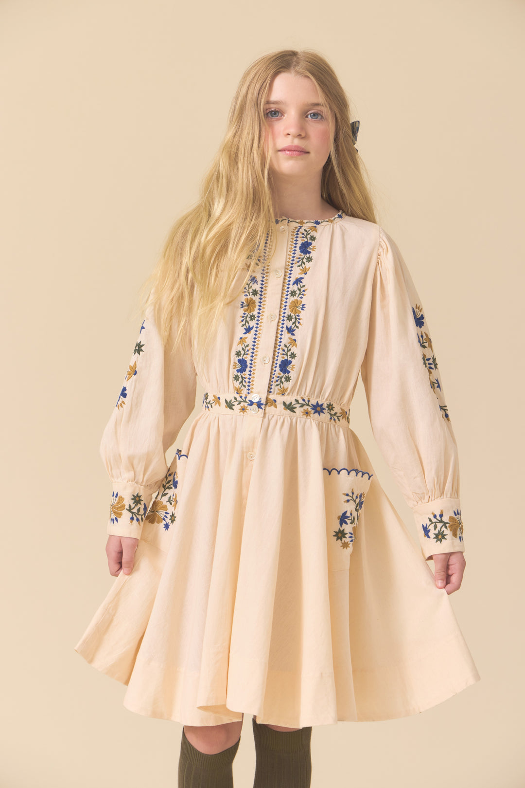 [Lali Kids] Blair Dress - Ivory