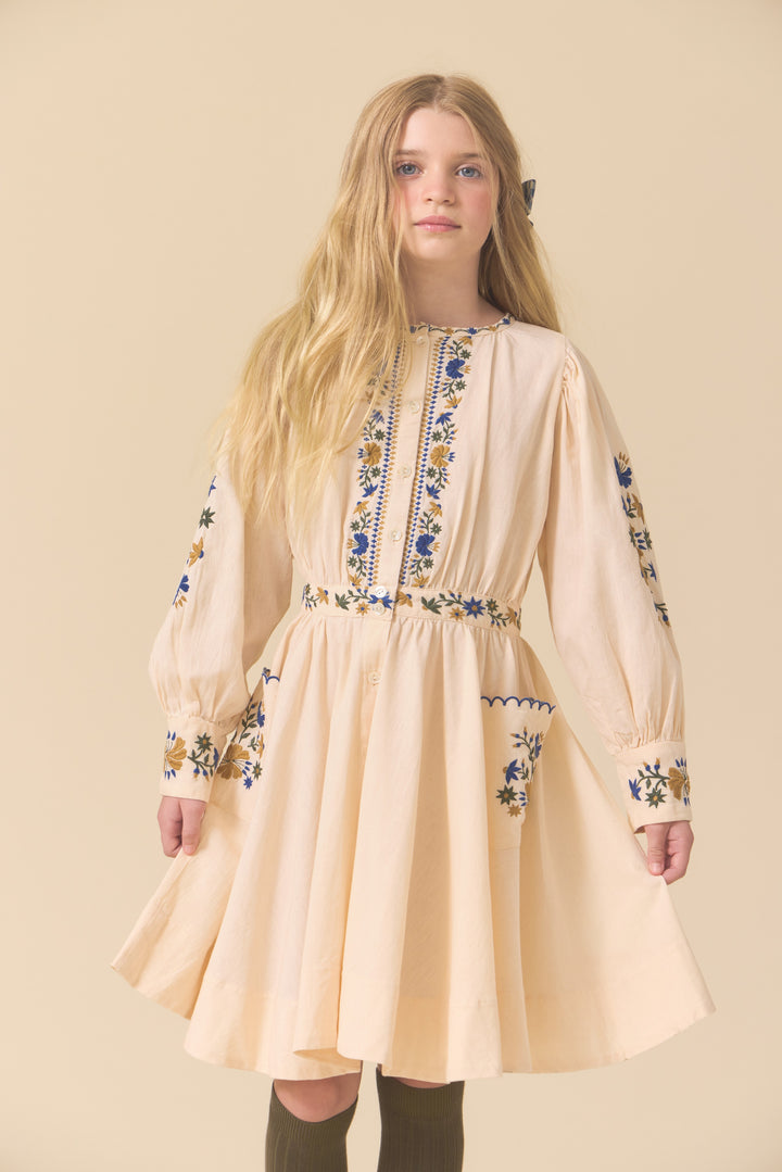 [Lali Kids] Blair Dress - Ivory