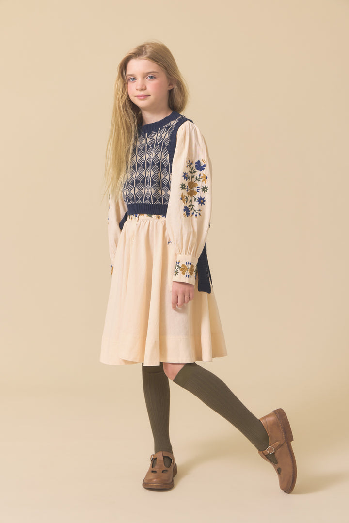 [Lali Kids] Blair Dress - Ivory