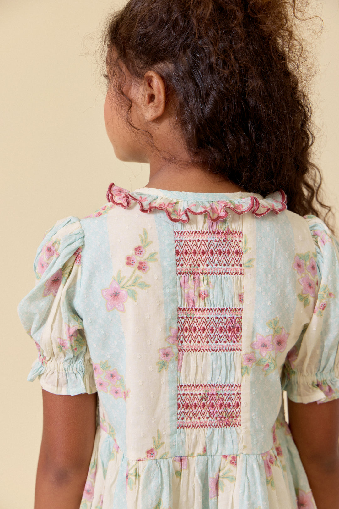 [Lali Kids] Ivy Dress - Minty Stripe Print